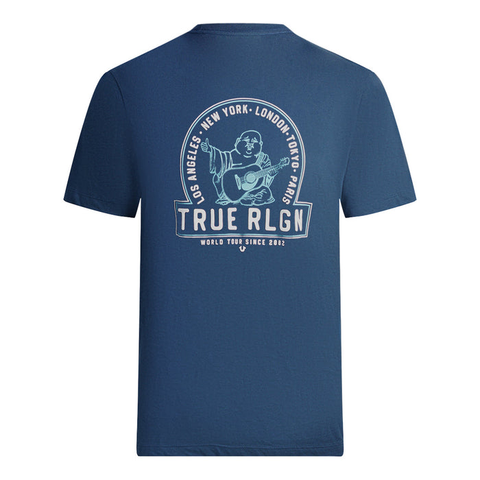 True Religion Mens 106668 T Shirt Blue