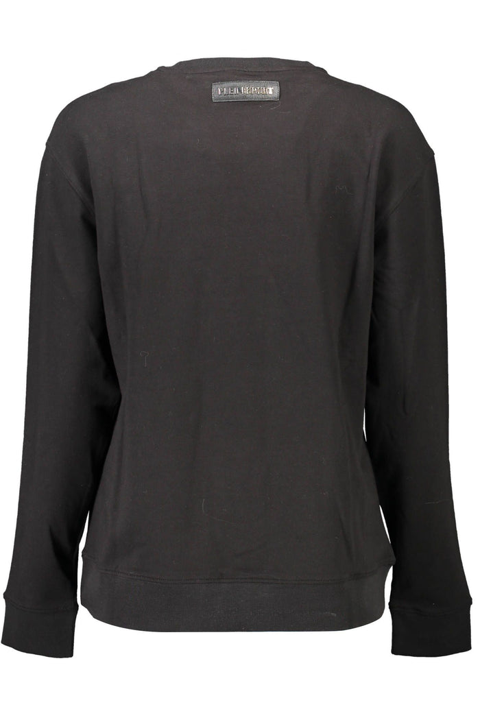 Plein Sport Sleek Long-Sleeve Sweatshirt with Logo Detail