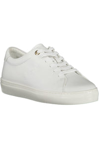 Tommy Hilfiger White Leather Women Sneaker