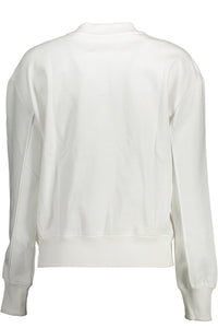 Calvin Klein Elegant White Cotton Sweatshirt