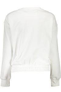 Calvin Klein Elegant White Cotton Sweatshirt