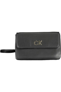 Calvin Klein Sleek Black Recycled Polyester Handbag