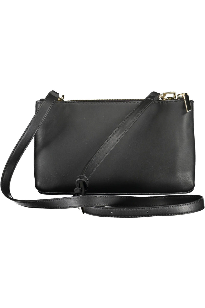 Calvin Klein Sleek Black Recycled Polyester Handbag