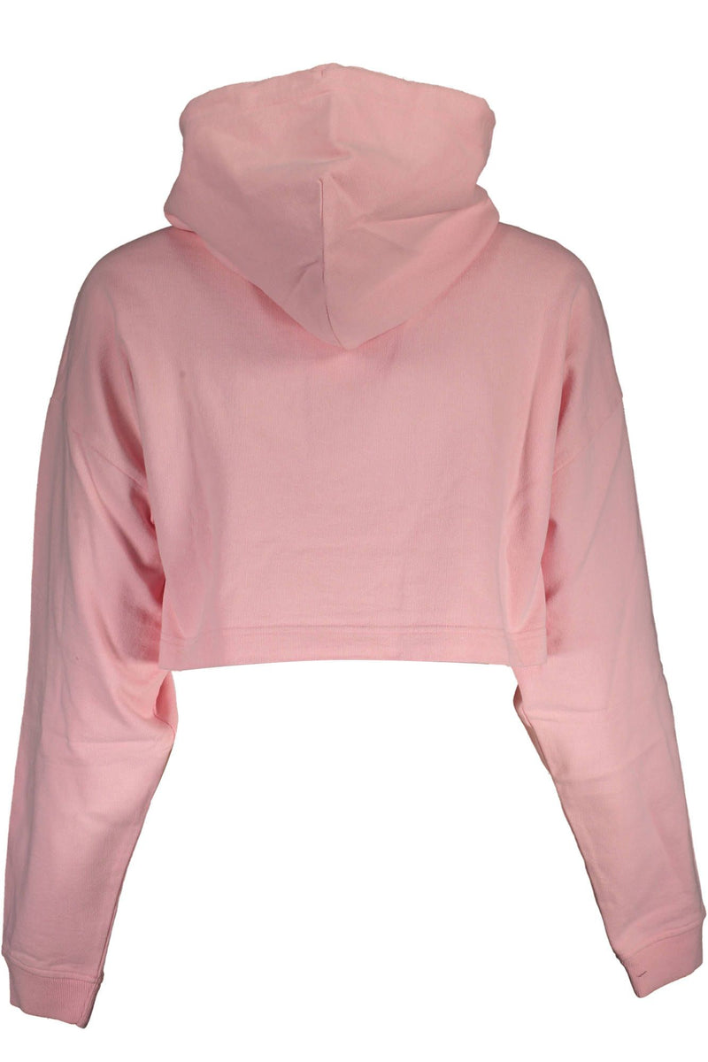 Tommy Hilfiger Chic Pink Hooded Embroidered Sweater