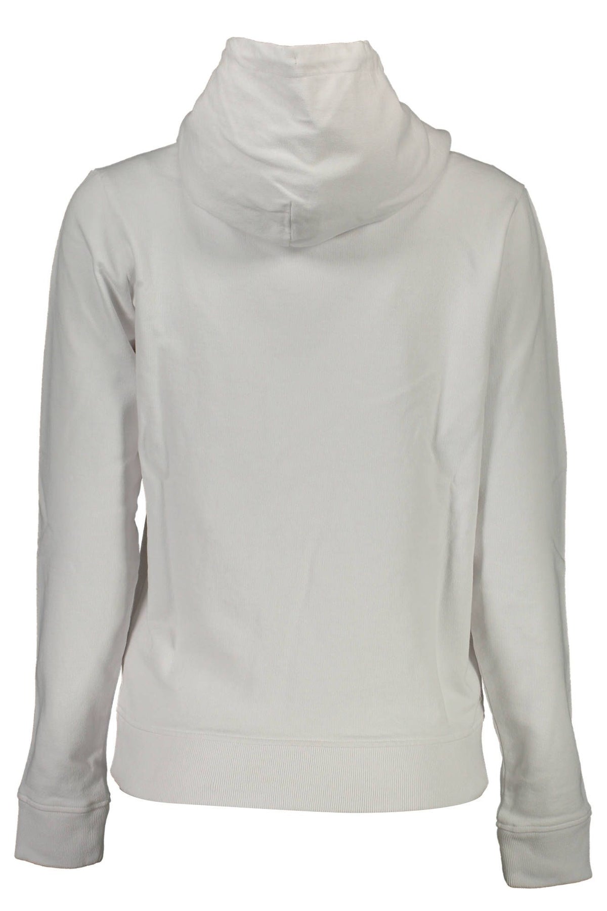 Tommy Hilfiger Chic White Cotton Hooded Sweatshirt