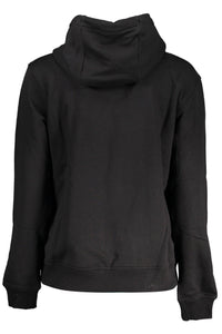 Calvin Klein Elegant Black Logo Hooded Sweatshirt