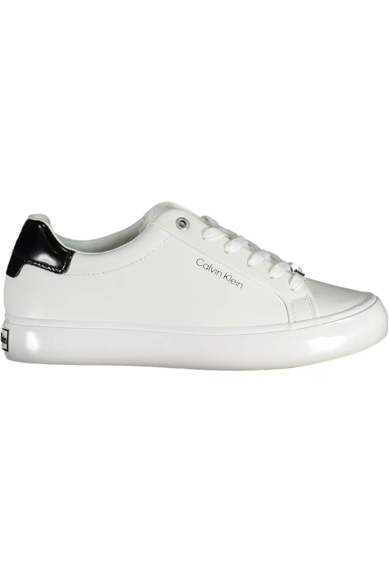 Calvin Klein White Leather Women Sneaker