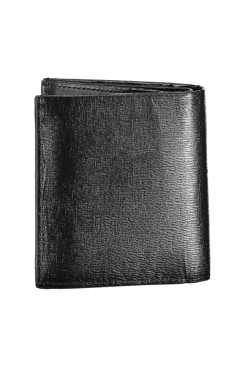 Calvin Klein Sleek Black Leather Wallet with RFID Block