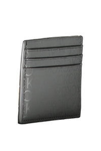 Calvin Klein Sleek Black Polyethylene Card Holder