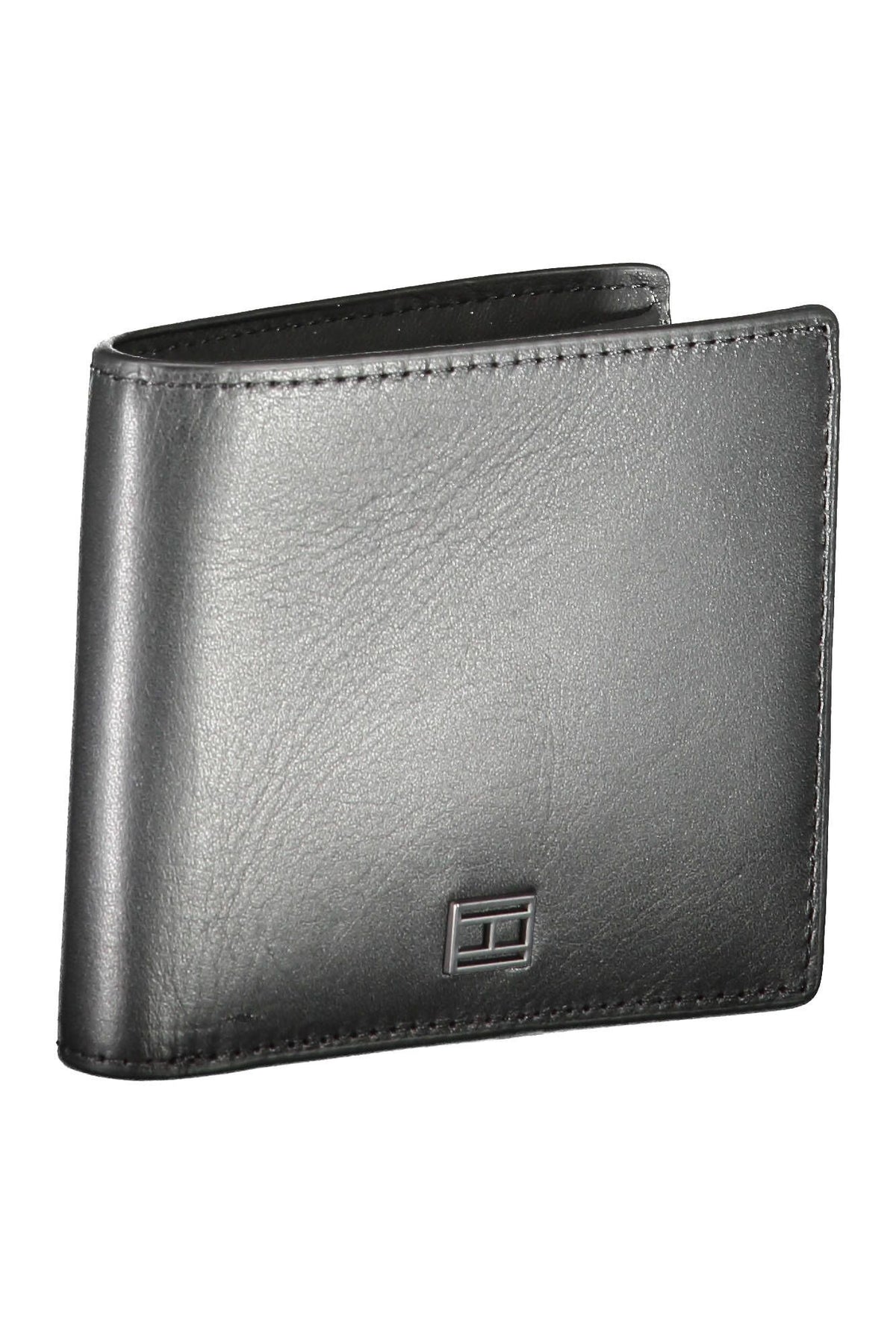 Tommy Hilfiger Elegant Black Leather Men's Wallet