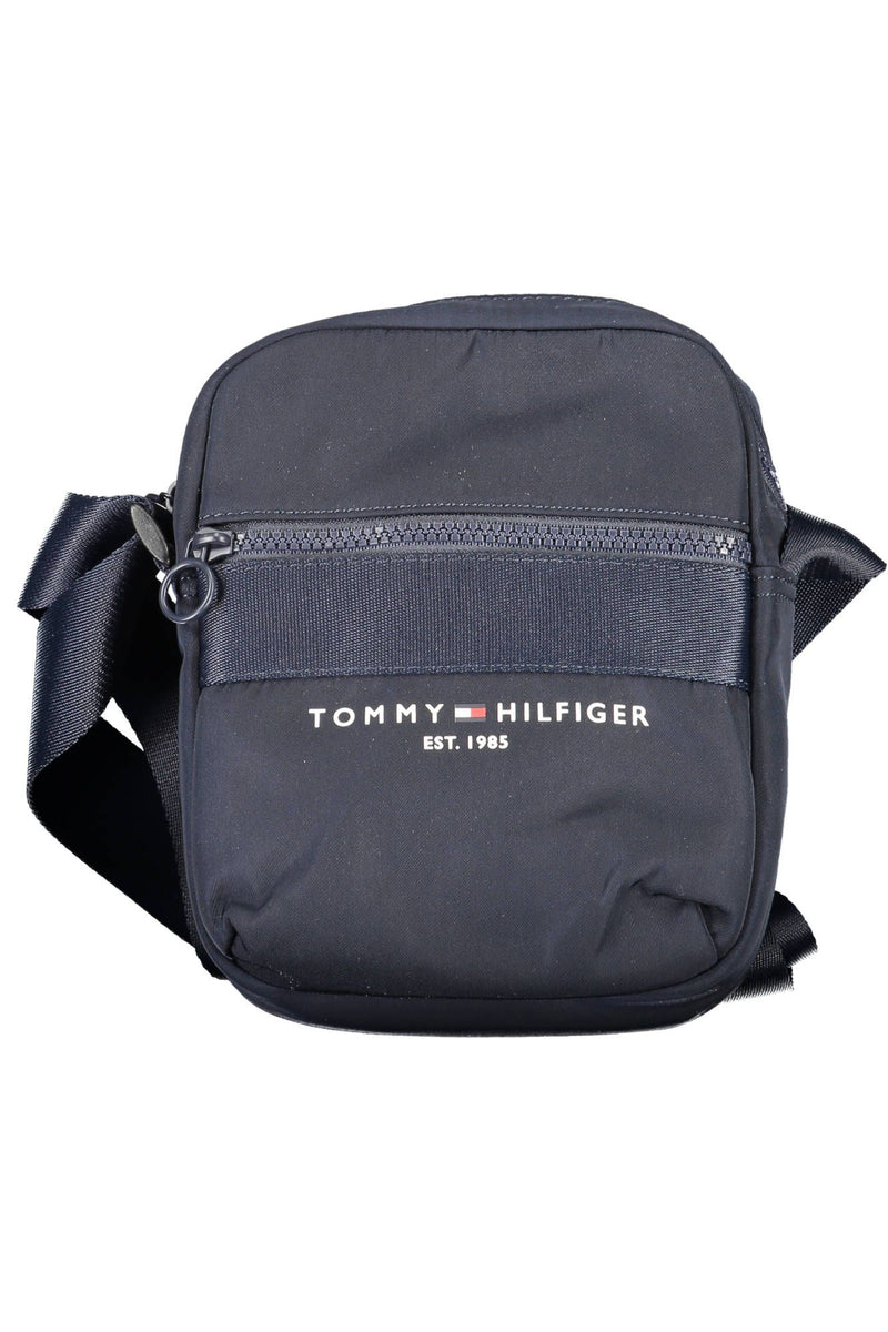 Tommy Hilfiger Chic Blue Shoulder Bag with Contrasting Details