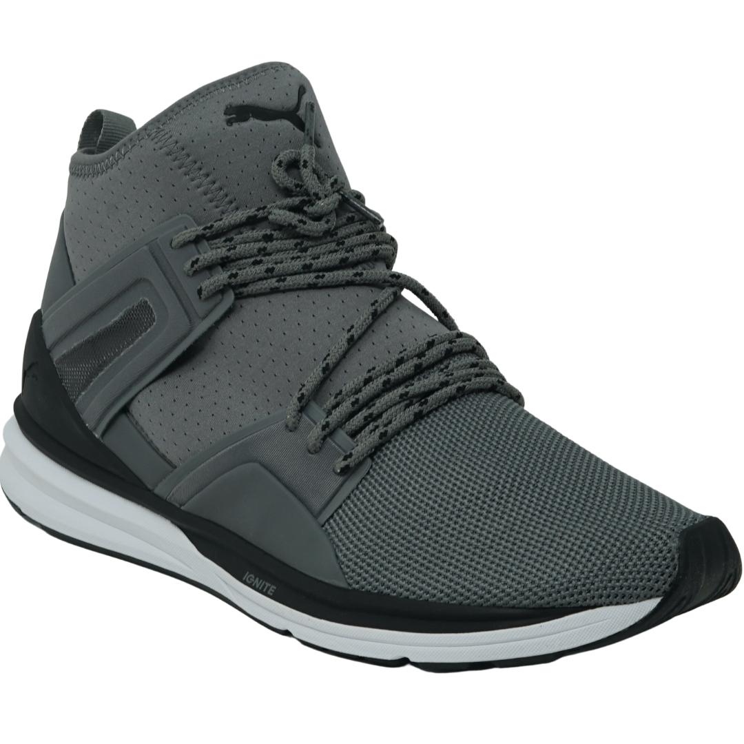 Puma B.O.G Limitless Hi Top Grey Trainers - Nova Clothing