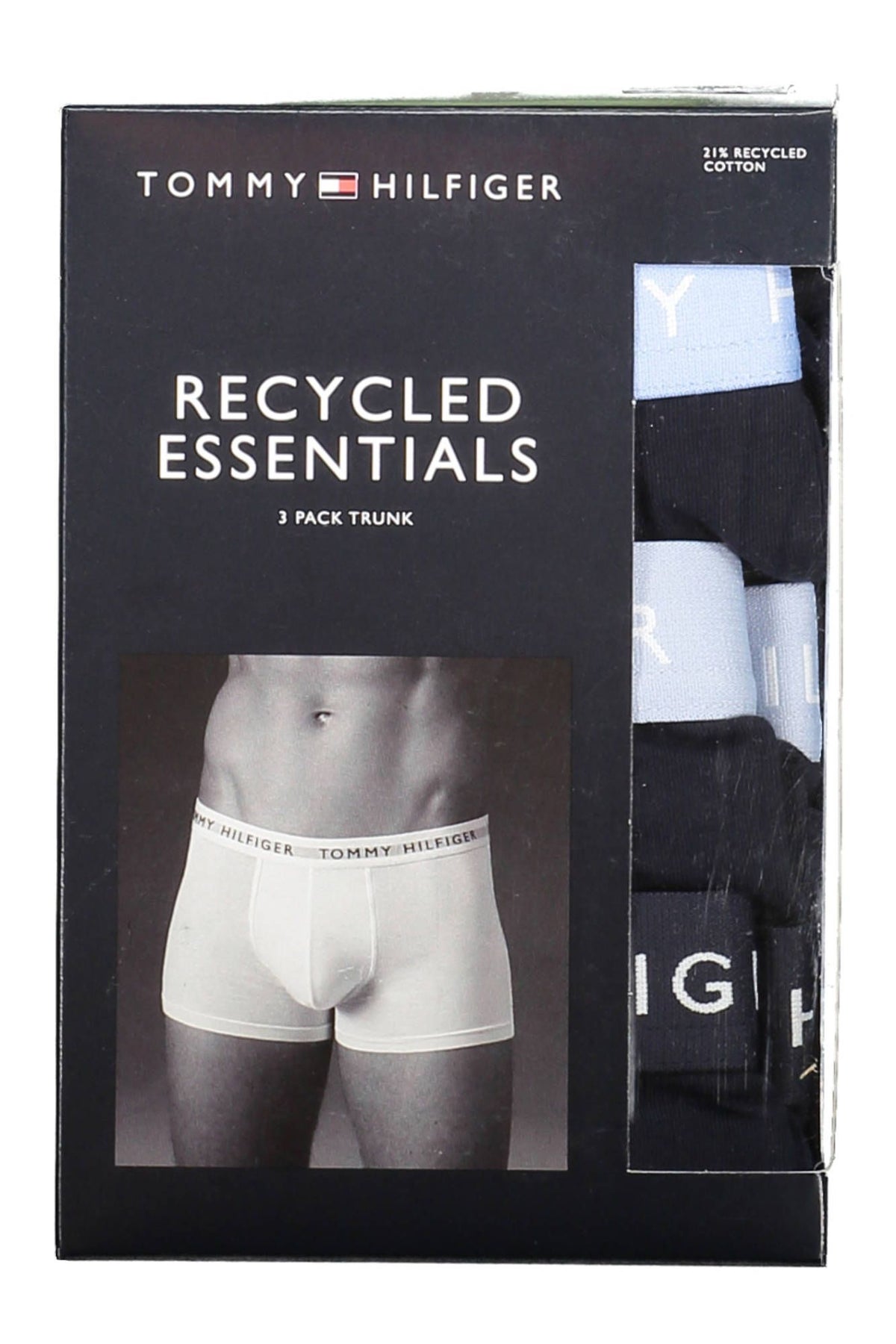 Tommy Hilfiger Eco-Conscious Trunks Trio with Logo Waistband