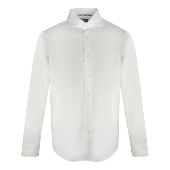 Aquascutum Long Sleeve White Shirt