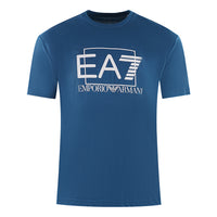 Ea7 Mens 3Rpt09 Pj02Z 1534 T Shirt Blue