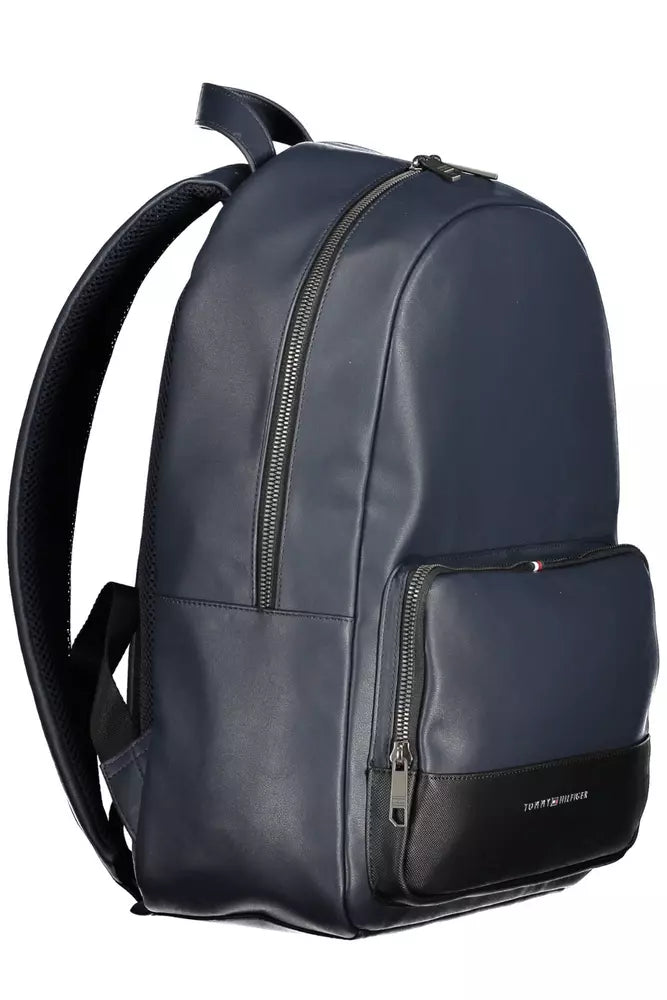 Tommy Hilfiger Blue Polyethylene Men Backpack