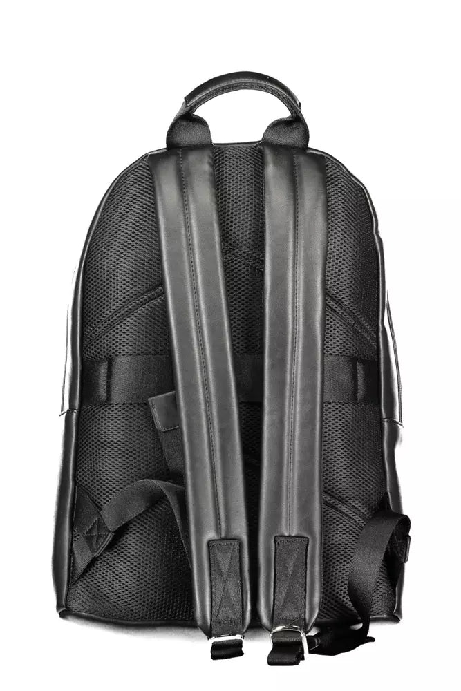 Calvin Klein Black Polyester Men Backpack