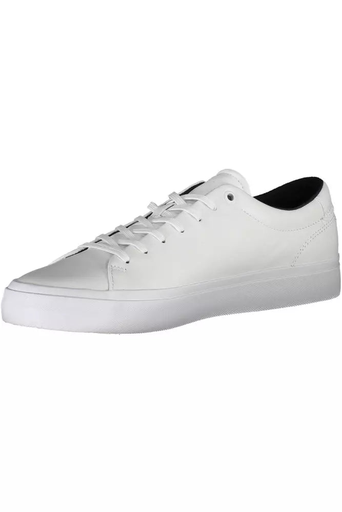 Tommy Hilfiger Eco-Chic White Sneakers with Contrasting Accents