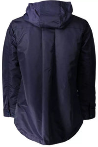 Gant Chic Blue Nylon Jacket with Hood