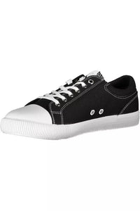 Calvin Klein Black Cotton Men Sneaker