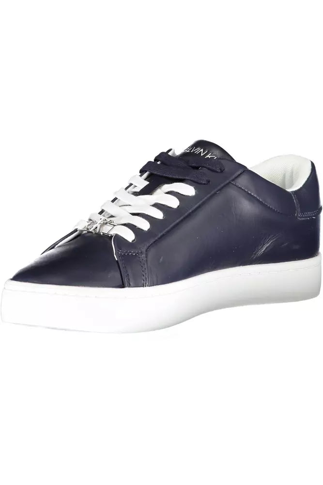 Calvin Klein Chic Blue Sneakers with Contrasting Details