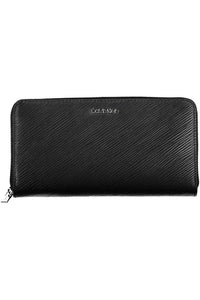 Calvin Klein Chic RFID-Safe Black Wallet with Zip Closure