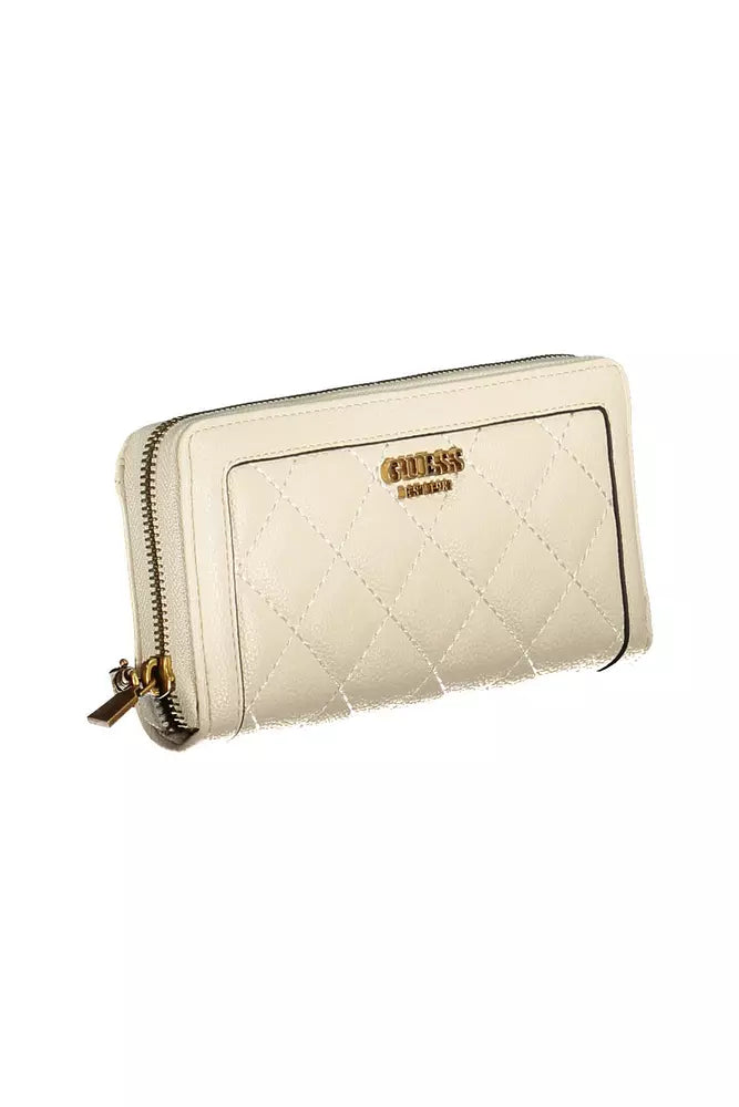 Guess Jeans Beige Polyethylene Women Wallet