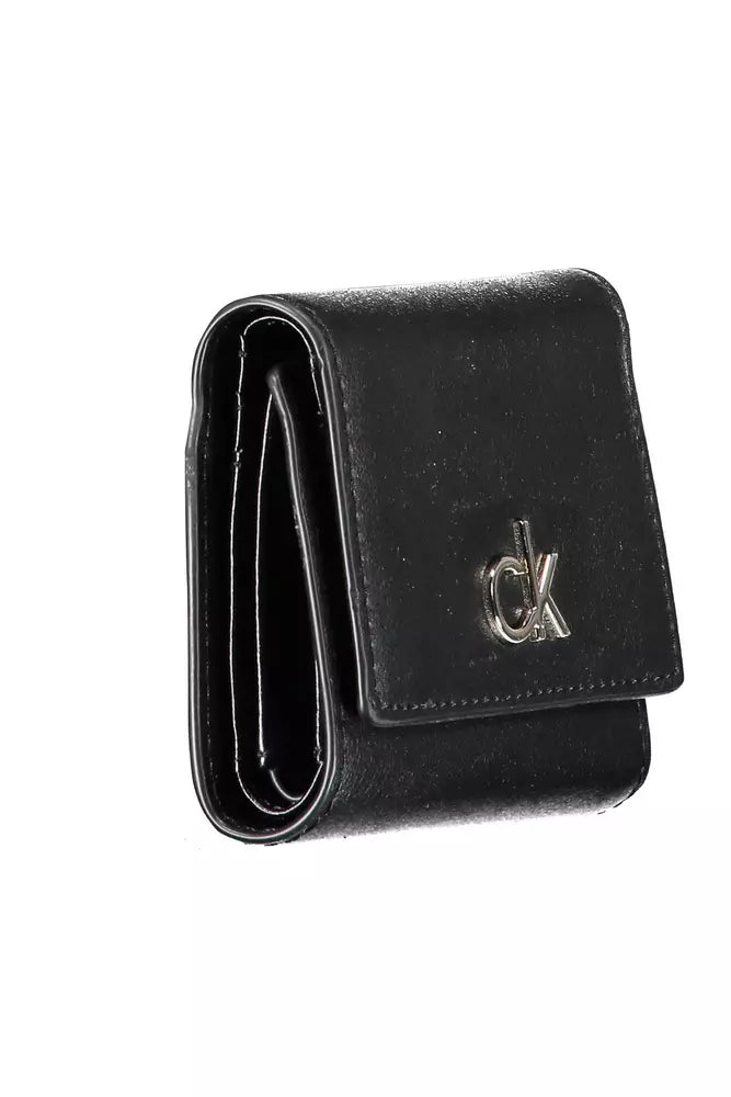 Calvin Klein Black Polyvinylchloride Women Wallet