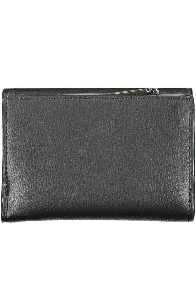 Calvin Klein Elegant Black Polyethylene Wallet with RFID Lock