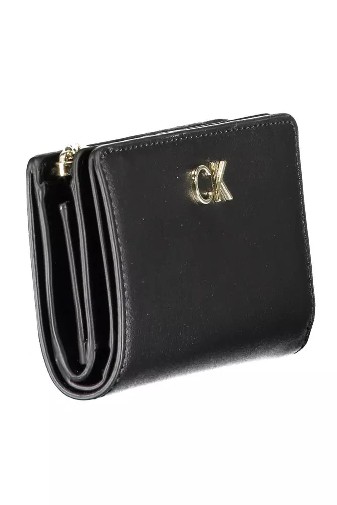 Calvin Klein Elegant Black RFID Wallet with Multiple Compartments