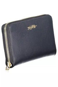 Tommy Hilfiger Chic Blue Zip Wallet with Multiple Compartments