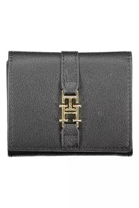 Tommy Hilfiger Sleek Black Multi-Compartment Wallet