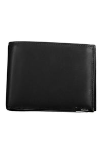 Calvin Klein Sleek Black Leather Wallet with RFID Blocker