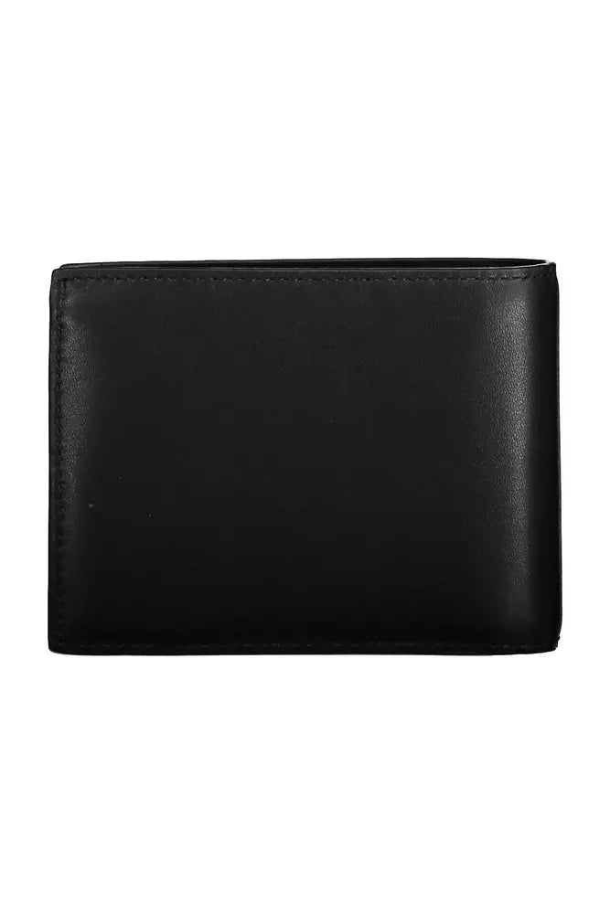 Calvin Klein Sleek Black Leather Wallet with RFID Blocker