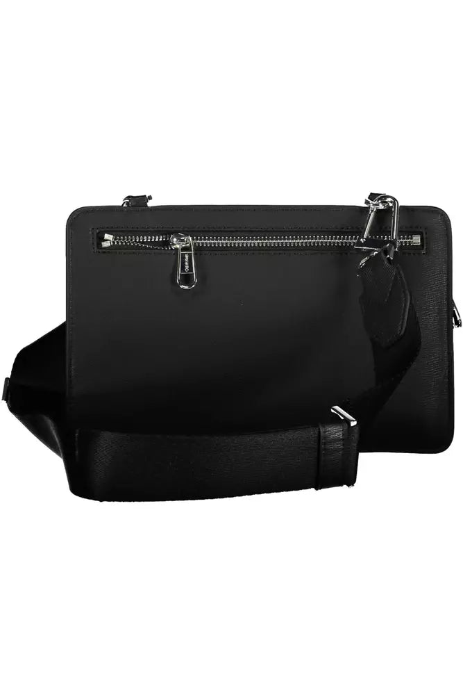 Calvin Klein Sleek Black Recycled Shoulder Bag