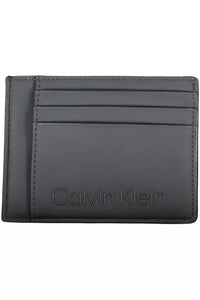 Calvin Klein Black Polyester Men Wallet