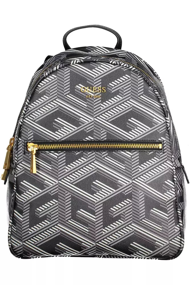 Guess Jeans Black Polyethylene Women Backpack