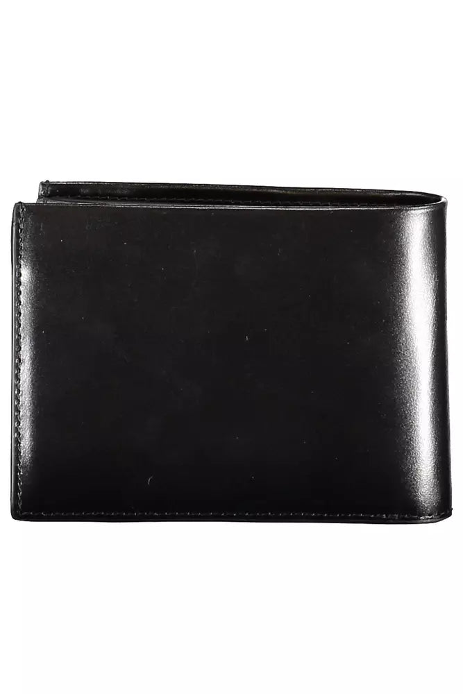 Calvin Klein Sleek Black Leather Wallet with RFID Blocker