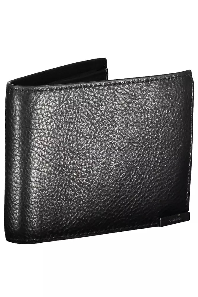 Calvin Klein Sleek Black Leather RFID Wallet