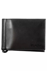 Calvin Klein Sleek Black Leather Wallet with RFID Block