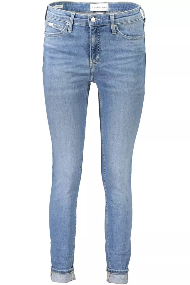 Calvin Klein Light Blue Cotton Women Jeans