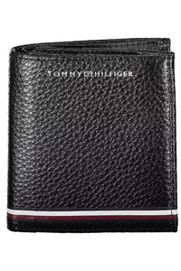 Tommy Hilfiger Black Leather Men Wallet