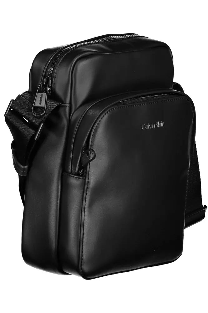 Calvin Klein Sleek Black Recycled Shoulder Bag