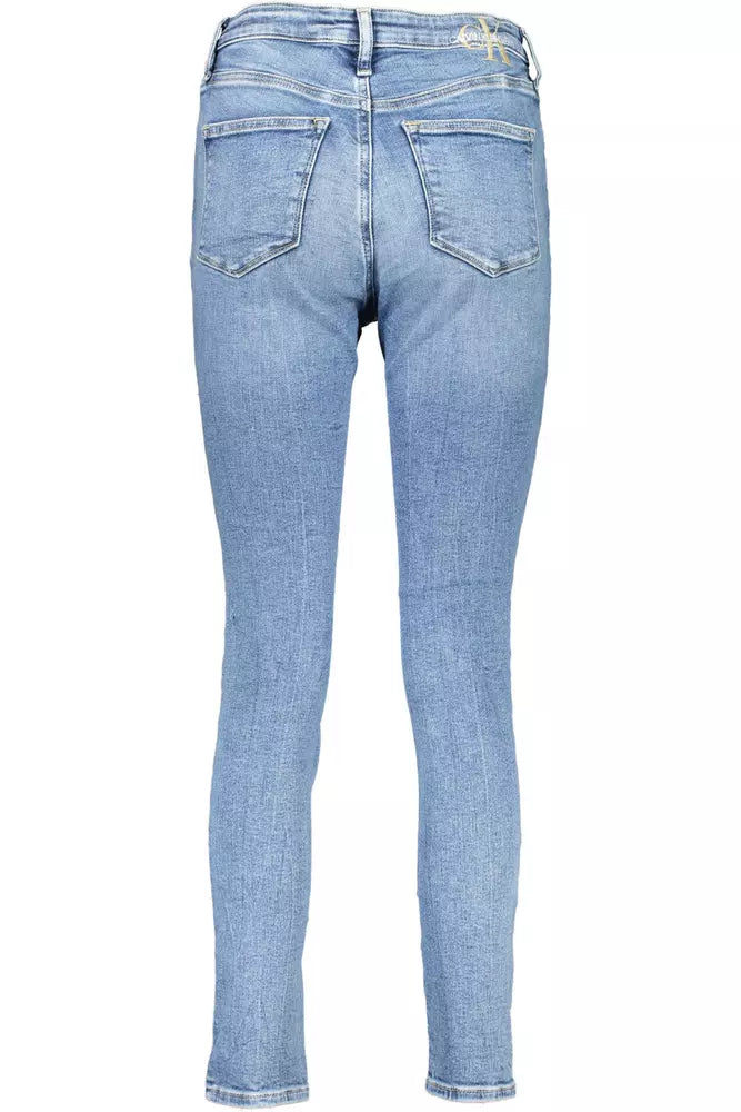 Calvin Klein Light Blue Cotton Women Jeans