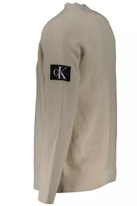 Calvin Klein Beige Cotton Men Sweater