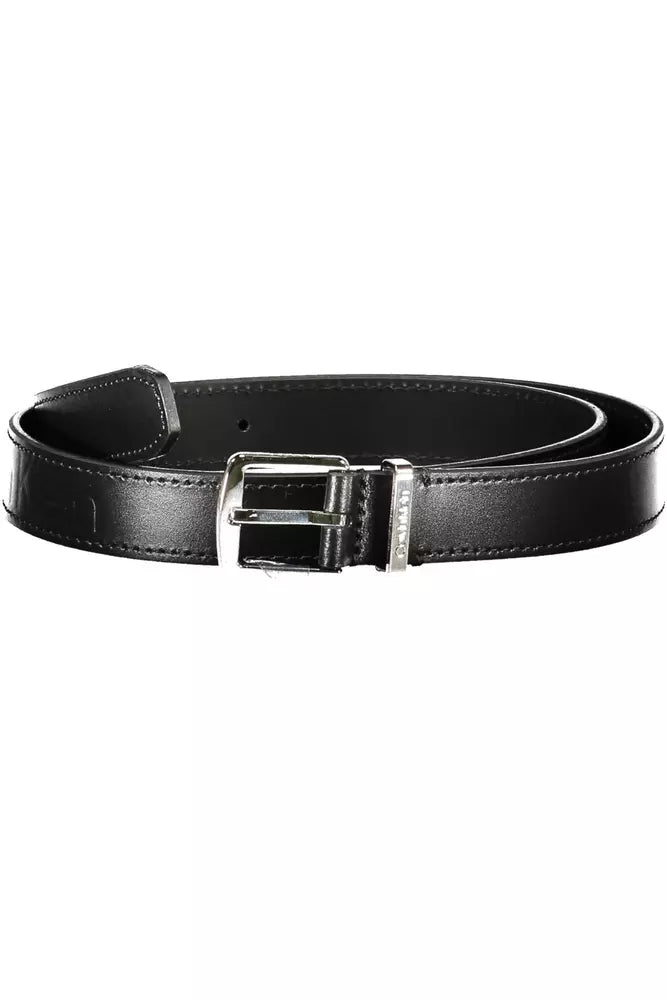 Calvin Klein Black Leather Women Belt