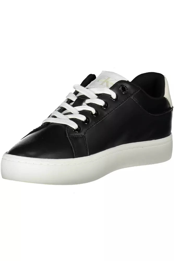 Calvin Klein Black Polyester Women Sneaker