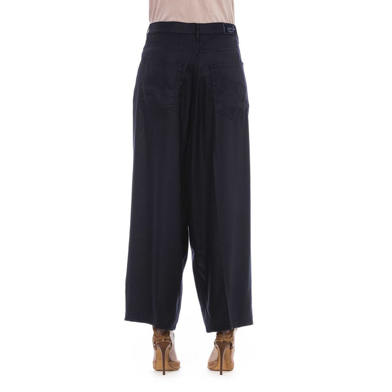 Jacob Cohen Elegant Black Cotton Trousers with Pockets