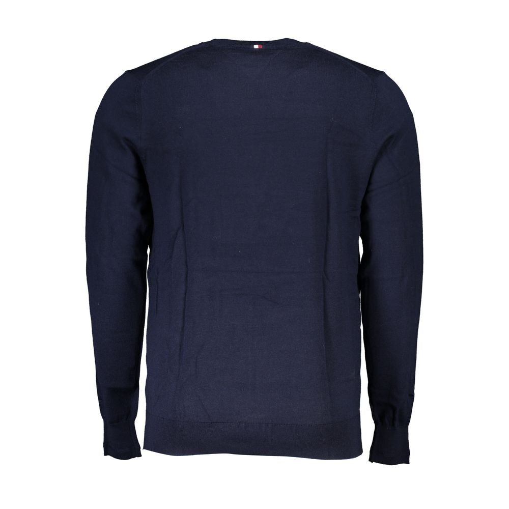 Tommy Hilfiger Blue Merino Men Sweater