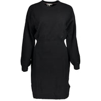 Tommy Hilfiger Elegant Crew Neck Short Dress with Embroidery